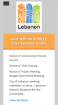 Mobile Screenshot of ci.lebanon.or.us